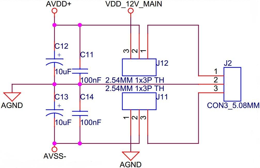TL5724-A多通道DA模块J2 连接器引脚定义