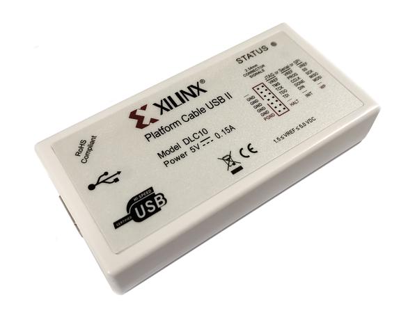 Xilinx下载器侧视图